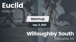 Matchup: Euclid  vs. Willoughby South  2016