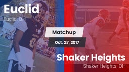 Matchup: Euclid  vs. Shaker Heights  2017