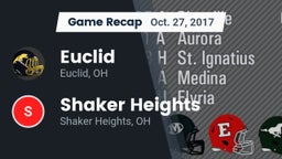 Recap: Euclid  vs. Shaker Heights  2017