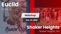 Matchup: Euclid  vs. Shaker Heights  2018