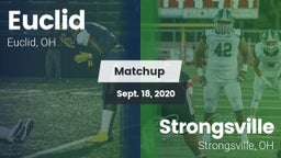 Matchup: Euclid  vs. Strongsville  2020