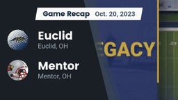 Recap: Euclid  vs. Mentor  2023