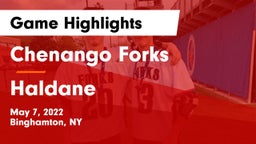 Chenango Forks  vs Haldane  Game Highlights - May 7, 2022