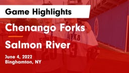 Chenango Forks  vs Salmon River Game Highlights - June 4, 2022