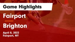 Fairport  vs Brighton  Game Highlights - April 8, 2022