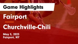 Fairport  vs Churchville-Chili  Game Highlights - May 5, 2023