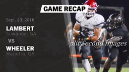 Recap: Lambert  vs. Wheeler  2016