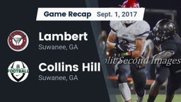 Recap: Lambert  vs. Collins Hill  2017