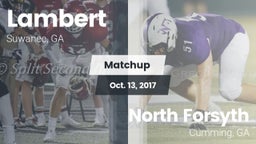 Matchup: Lambert  vs. North Forsyth  2017