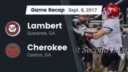 Recap: Lambert  vs. Cherokee  2017