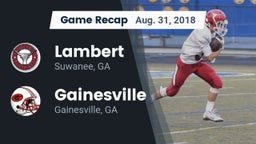 Recap: Lambert  vs. Gainesville  2018