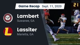 Recap: Lambert  vs. Lassiter  2020