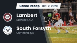 Recap: Lambert  vs. South Forsyth  2020