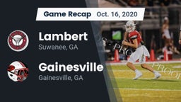 Recap: Lambert  vs. Gainesville  2020