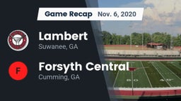 Recap: Lambert  vs. Forsyth Central  2020