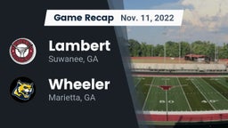 Recap: Lambert  vs. Wheeler  2022