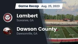 Recap: Lambert  vs. Dawson County  2023