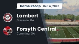 Recap: Lambert  vs. Forsyth Central  2023