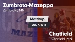 Matchup: Zumbrota-Mazeppa vs. Chatfield  2016