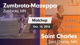 Matchup: Zumbrota-Mazeppa vs. Saint Charles  2016