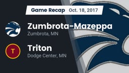 Recap: Zumbrota-Mazeppa  vs. Triton  2017
