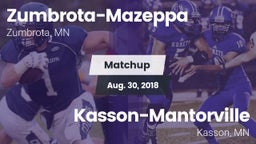 Matchup: Zumbrota-Mazeppa vs. Kasson-Mantorville  2018