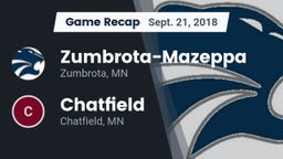 Recap: Zumbrota-Mazeppa  vs. Chatfield  2018