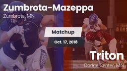Matchup: Zumbrota-Mazeppa vs. Triton  2018