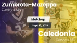 Matchup: Zumbrota-Mazeppa vs. Caledonia  2019