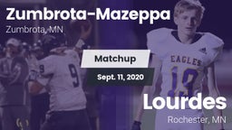Matchup: Zumbrota-Mazeppa vs. Lourdes  2020