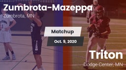 Matchup: Zumbrota-Mazeppa vs. Triton  2020