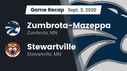 Recap: Zumbrota-Mazeppa  vs. Stewartville  2020