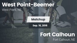 Matchup: West Point vs. Fort Calhoun  2016