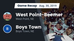 Recap: West Point-Beemer  vs. Boys Town  2019