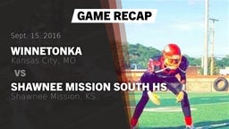 Recap: Winnetonka  vs. Shawnee Mission South HS 2016
