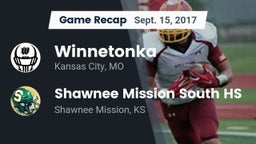 Recap: Winnetonka  vs. Shawnee Mission South HS 2017