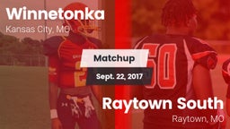 Matchup: Winnetonka High vs. Raytown South  2017
