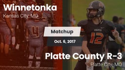 Matchup: Winnetonka High vs. Platte County R-3 2017
