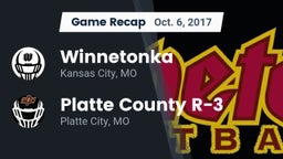 Recap: Winnetonka  vs. Platte County R-3 2017