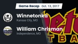 Recap: Winnetonka  vs. William Chrisman  2017