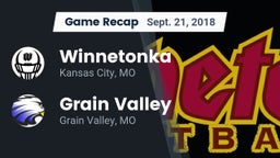 Recap: Winnetonka  vs. Grain Valley  2018