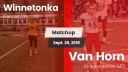 Matchup: Winnetonka High vs. Van Horn  2018