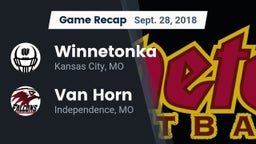 Recap: Winnetonka  vs. Van Horn  2018