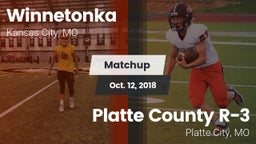 Matchup: Winnetonka High vs. Platte County R-3 2018