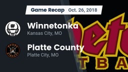 Recap: Winnetonka  vs. Platte County 2018
