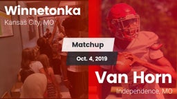 Matchup: Winnetonka High vs. Van Horn  2019