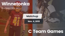 Matchup: Winnetonka High vs. C Team Games 2019