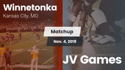 Matchup: Winnetonka High vs. JV Games 2019