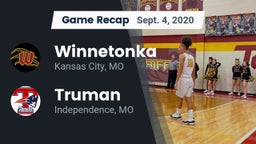 Recap: Winnetonka  vs. Truman  2020