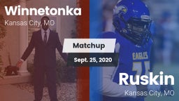 Matchup: Winnetonka High vs. Ruskin  2020